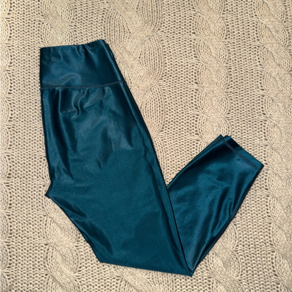 All in Motion Metallic Teal Leggings